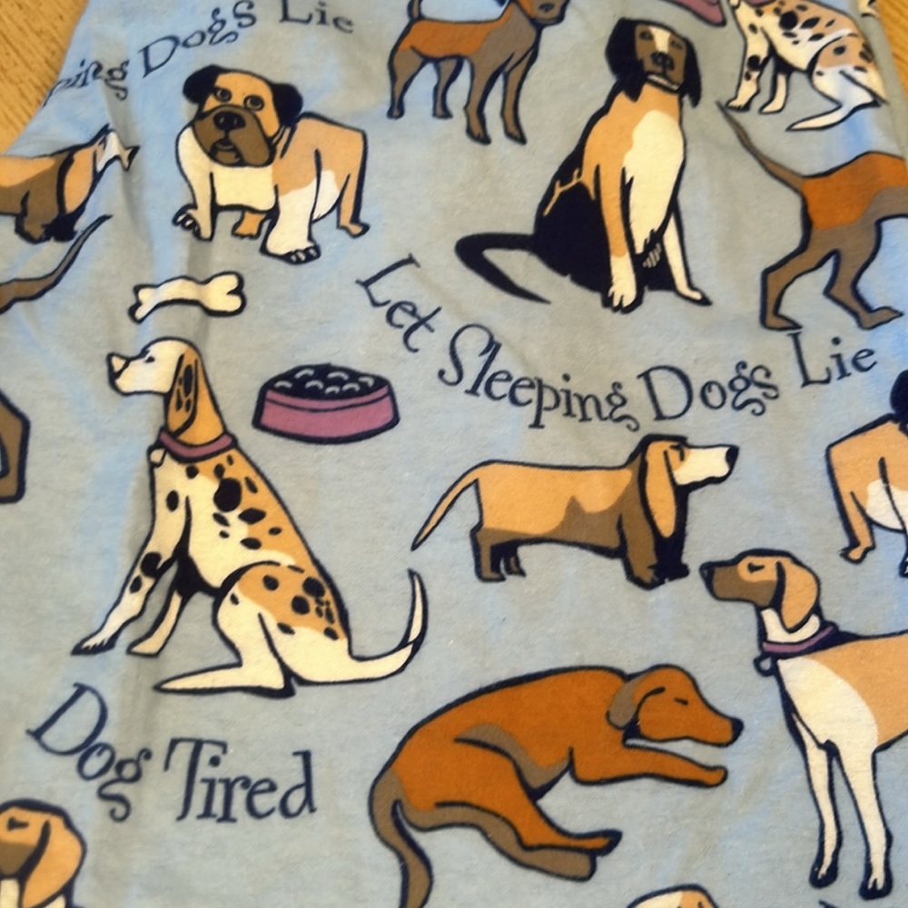 PajamaGram Women’s Cotton/Flannel Dog Pajamas (XL) NWT - Picture 7 of 9